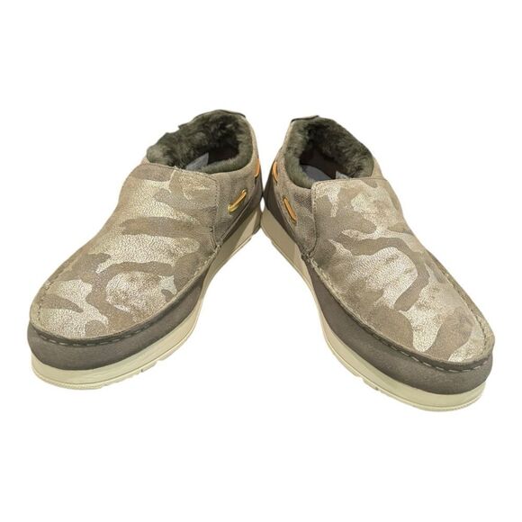 Sperry Women's Moc-Sider Metallic Camo Olive Slip-on Loafers 9.5 - Picture 3 of 6